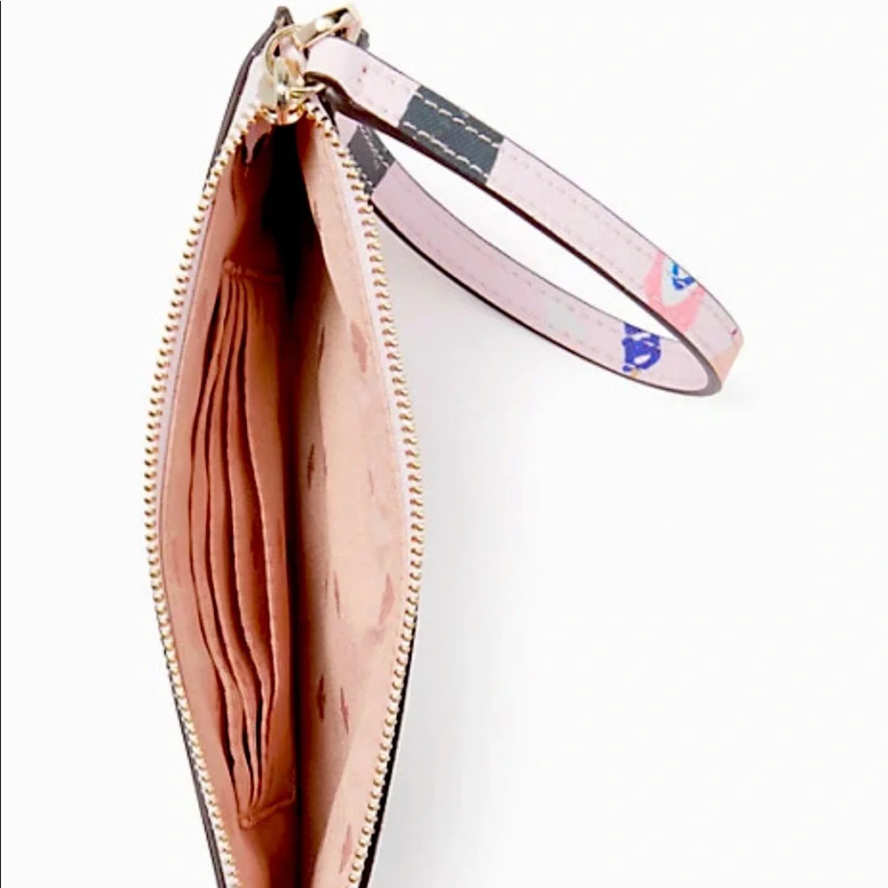 Kate Spade ♠️ 🍾 champagne wristlet NWT